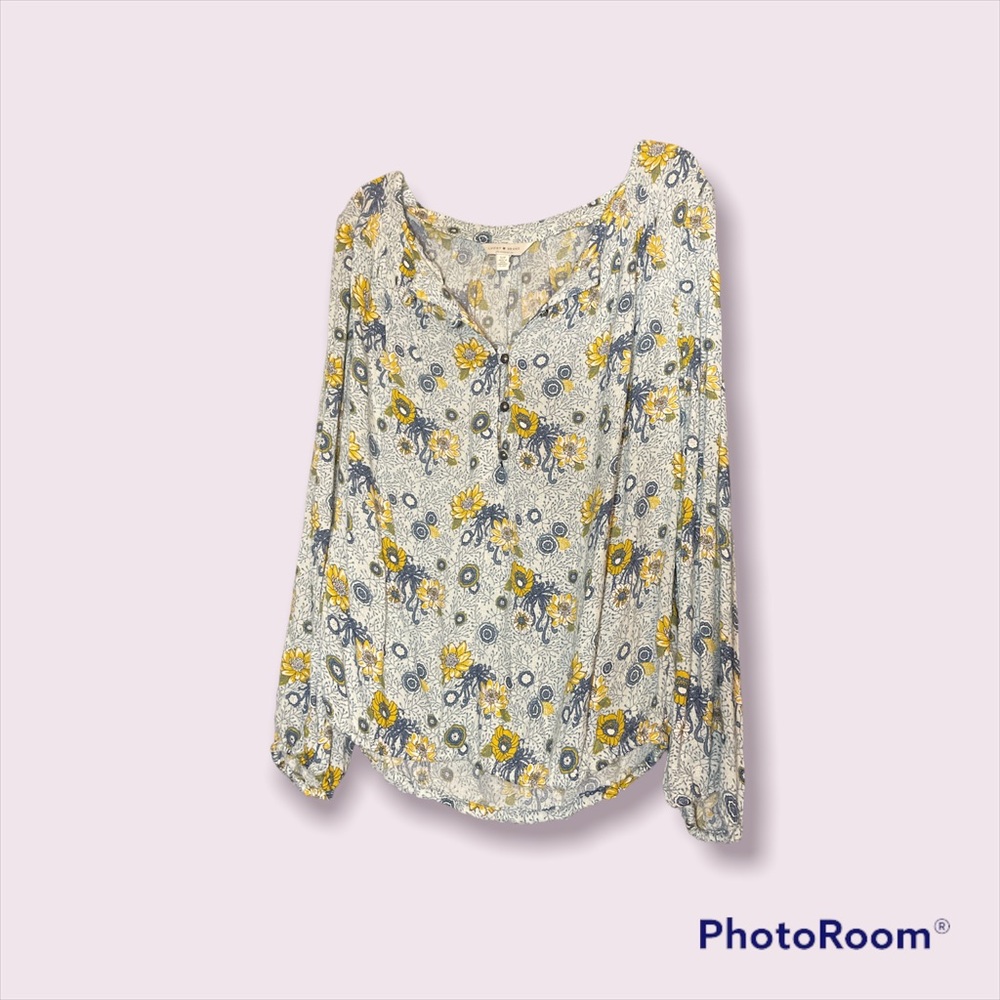 Lucky Brand peasant blouse